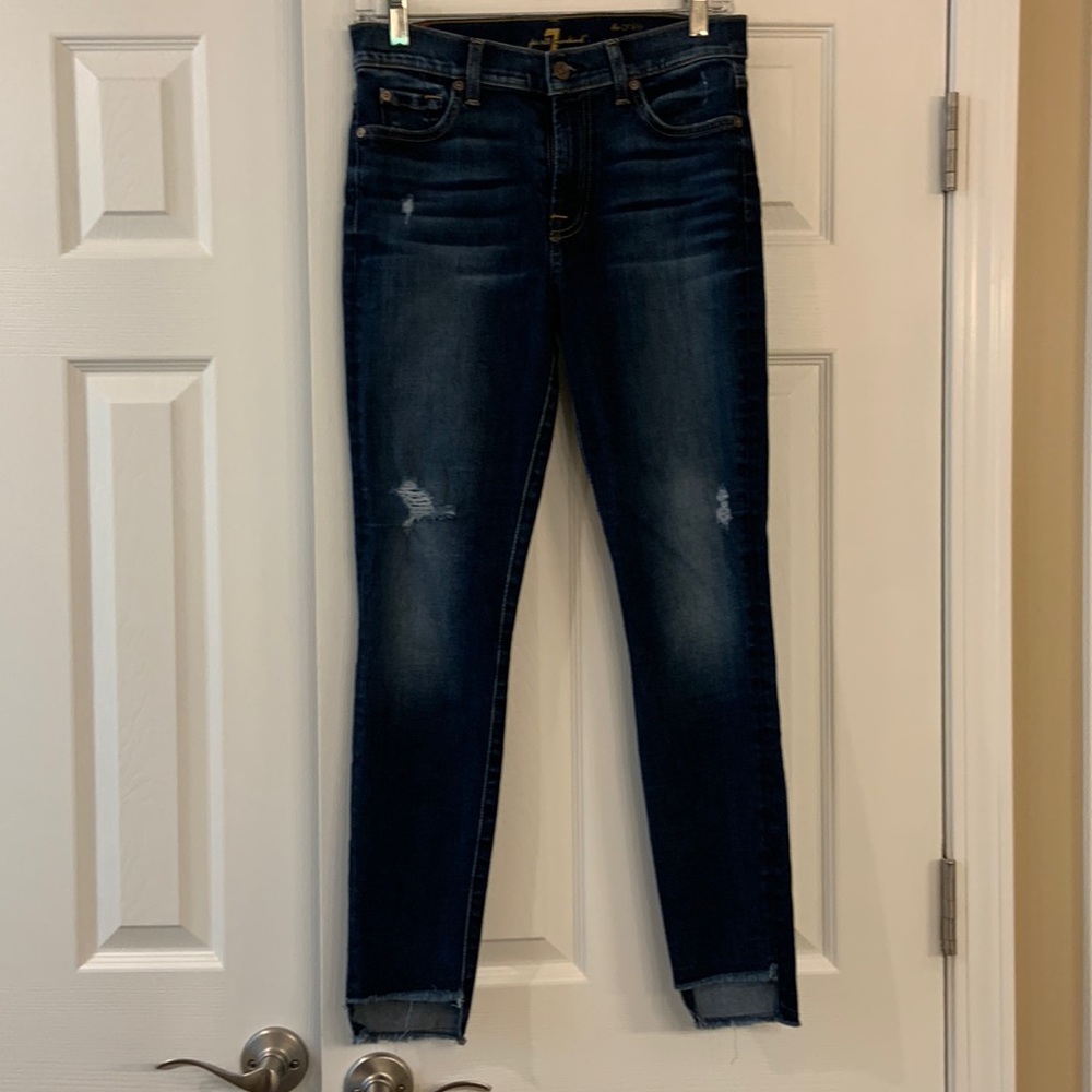 7 For All Mankind Ankle Skinny Jeans